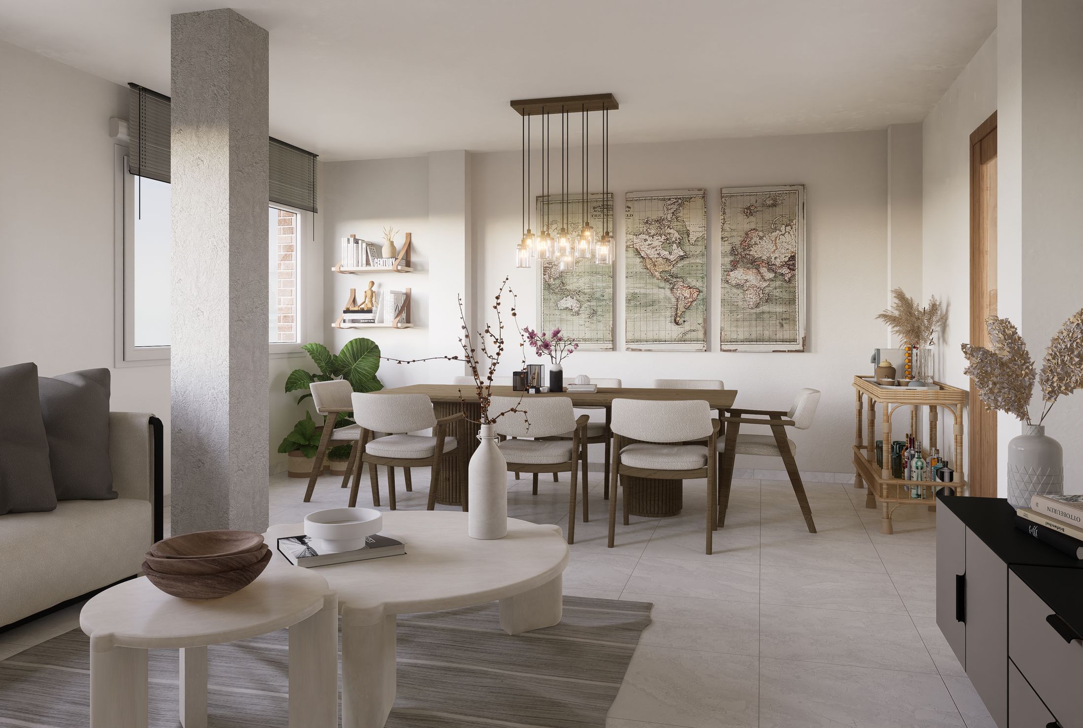 salon grande vivienda sostenible